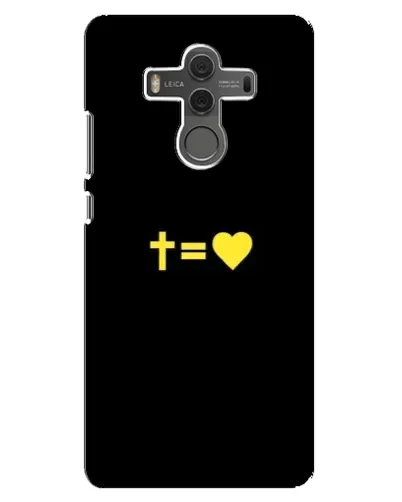 Чехол для Huawei Mate 10 с картинкой «Сердце и Крест» Чехол для Huawei Mate 10 с картинкой «Сердце и Крест»