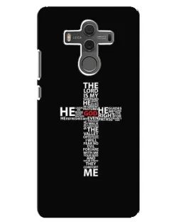 Чехол для Huawei Mate 10 с картинкой «Текстовый крест» Чехол для Huawei Mate 10 с картинкой «Текстовый крест»