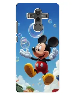 Чехол для Huawei Mate 10 с картинкой «Mickey и мыльные пузыри»