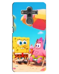 Чехол для Huawei Mate 10 с картинкой «Отдых на пляже»