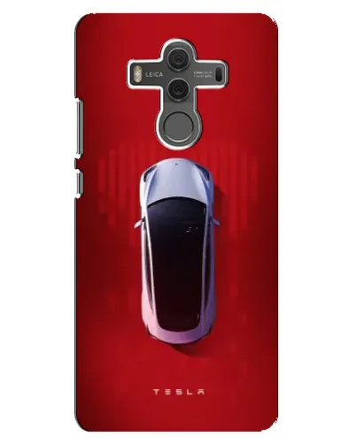 Чехол для Huawei Mate 10 с картинкой «Tesla Top View»