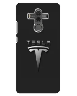 Чехол для Huawei Mate 10 с картинкой «Стальной логотип Tesla» Чехол для Huawei Mate 10 с картинкой «Стальной логотип Tesla»