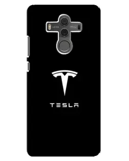 Чехол для Huawei Mate 10 с картинкой «Tesla White Logo» Чехол для Huawei Mate 10 с картинкой «Tesla White Logo»