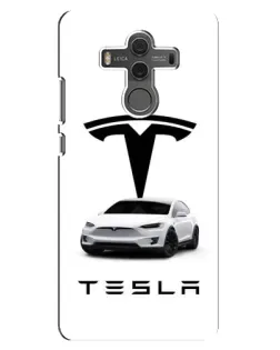 Чехол для Huawei Mate 10 с картинкой «Tesla White Style» Чехол для Huawei Mate 10 с картинкой «Tesla White Style»