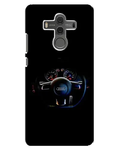 Чехол для Huawei Mate 10 с картинкой «Салон Audi — руль»