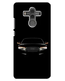 Чехол для Huawei Mate 10 с картинкой «Audi — ночной контур»