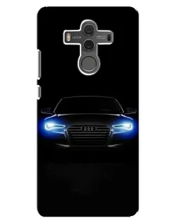 Чехол для Huawei Mate 10 с картинкой «Audi в неоне»