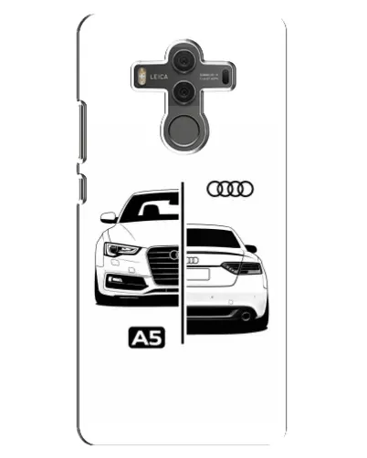 Чехол для Huawei Mate 10 с картинкой «Audi — контрастный дизайн»
