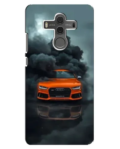 Чехол для Huawei Mate 10 с картинкой «Audi в облаках дыма»