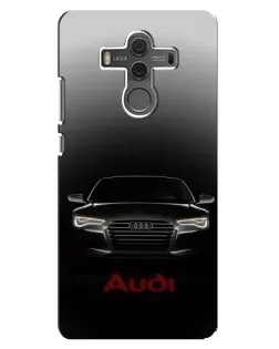 Чехол для Huawei Mate 10 с картинкой «Audi — градиентный контур»
