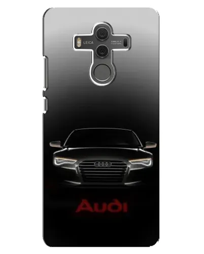 Чехол для Huawei Mate 10 с картинкой «Audi — градиентный контур»