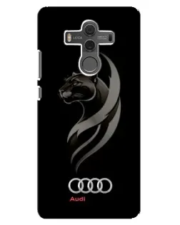 Чехол для Huawei Mate 10 с картинкой «Графика — пантера и Audi»