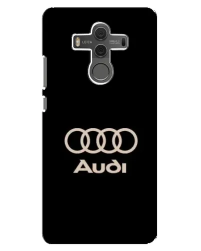 Чехол для Huawei Mate 10 с картинкой «Audi — золотой логотип»