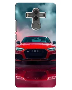 Чехол для Huawei Mate 10 с картинкой «Audi RS — красный стиль»