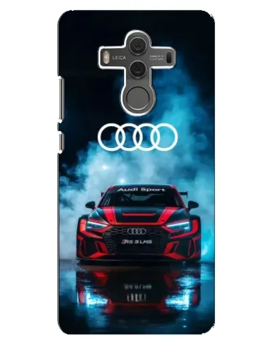 Чехол для Huawei Mate 10 с картинкой «Audi Sport — неон»