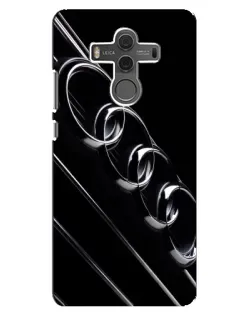 Чехол для Huawei Mate 10 с картинкой «Audi — абстрактные кольца»