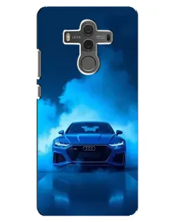 Чехол для Huawei Mate 10 с картинкой «Audi — голубая энергия»