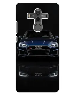 Чехол для Huawei Mate 10 с картинкой «Audi — ночное отражение»