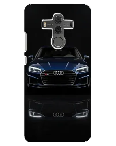 Чехол для Huawei Mate 10 с картинкой «Audi — ночное отражение»