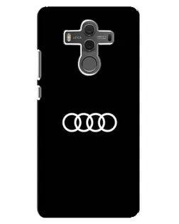 Чехол для Huawei Mate 10 с картинкой «Audi White Logo»