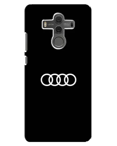 Чехол для Huawei Mate 10 с картинкой «Audi White Logo»