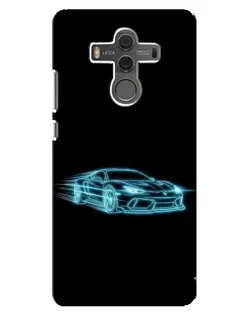 Чехол для Huawei Mate 10 с картинкой «Неоновый контур Lamborghini» Чехол для Huawei Mate 10 с картинкой «Неоновый контур Lamborghini»