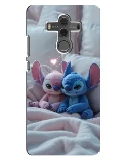 Чехол для Huawei Mate 10 с картинкой «Плюшевые Стич Ангел»