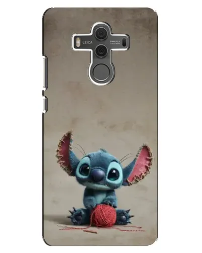 Чехол для Huawei Mate 10 с картинкой «Стич на коричневом фоне»