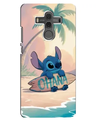 Чехол для Huawei Mate 10 с картинкой «Стич на серфе»