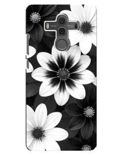 Чехол для Huawei Mate 10 с картинкой «Монохромные астры» Чехол для Huawei Mate 10 с картинкой «Монохромные астры»