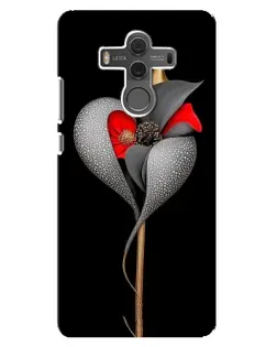 Чехол для Huawei Mate 10 с картинкой «Серебряный фантазийный цветок» Чехол для Huawei Mate 10 с картинкой «Серебряный фантазийный цветок»
