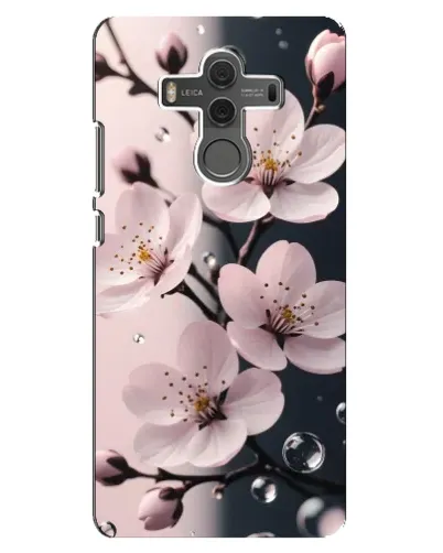 Чехол для Huawei Mate 10 с картинкой «Нежная сакура и капли» Чехол для Huawei Mate 10 с картинкой «Нежная сакура и капли»