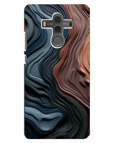 Чехол для Huawei Mate 10 с картинкой «Цветные волны каньона»