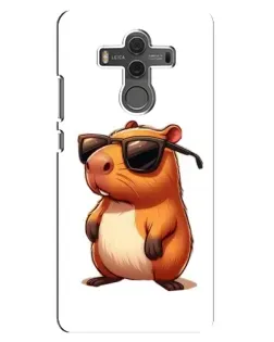 Чехол для Huawei Mate 10 с картинкой «Капибара в очках»