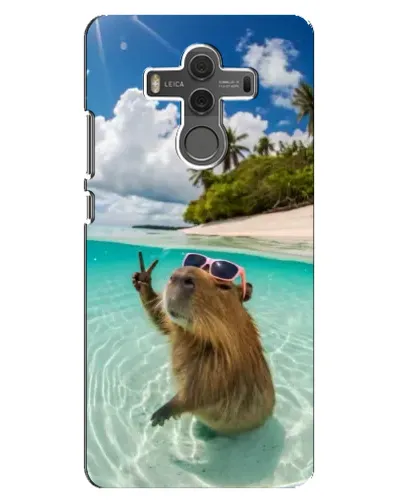 Чехол для Huawei Mate 10 с картинкой «Капибара на море» Чехол для Huawei Mate 10 с картинкой «Капибара на море»
