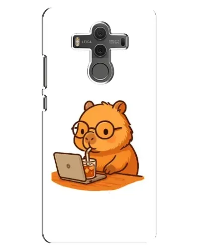 Чехол для Huawei Mate 10 с картинкой «Капибара с ноутбуком» Чехол для Huawei Mate 10 с картинкой «Капибара с ноутбуком»