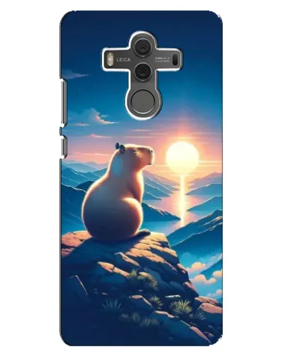 Чехол для Huawei Mate 10 с картинкой «Закат солнца с капибарой» Чехол для Huawei Mate 10 с картинкой «Закат солнца с капибарой»