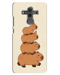 Чехол для Huawei Mate 10 с картинкой «Башня из капибар»
