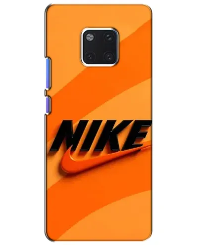 Чехол для Huawei Mate 20 Pro (LYA-L09, LYA-L29) с картинкой «Оранжевый драйв Nike»