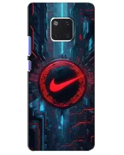 Чехол для Huawei Mate 20 Pro (LYA-L09, LYA-L29) с картинкой «Техногенный стиль Nike» Чехол для Huawei Mate 20 Pro (LYA-L09, LYA-L29) с картинкой «Техногенный стиль Nike»