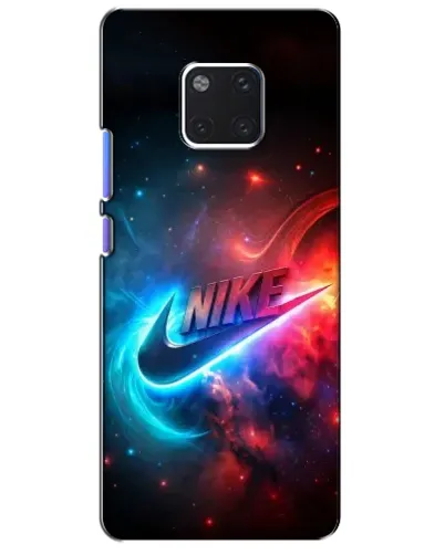 Чехол для Huawei Mate 20 Pro (LYA-L09, LYA-L29) с картинкой «Огненный логотип Nike»