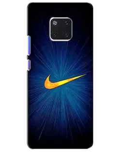 Чехол для Huawei Mate 20 Pro (LYA-L09, LYA-L29) с картинкой «Синий пульс Nike» Чехол для Huawei Mate 20 Pro (LYA-L09, LYA-L29) с картинкой «Синий пульс Nike»