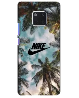 Чехол для Huawei Mate 20 Pro (LYA-L09, LYA-L29) с картинкой «Тропический принт Nike» Чехол для Huawei Mate 20 Pro (LYA-L09, LYA-L29) с картинкой «Тропический принт Nike»