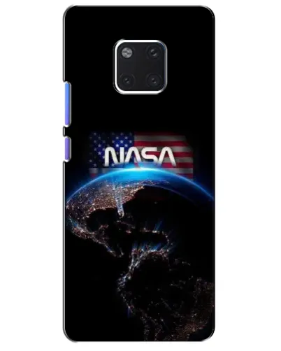 Чехол для Huawei Mate 20 Pro (LYA-L09, LYA-L29) с картинкой «Земля из космоса NASA»