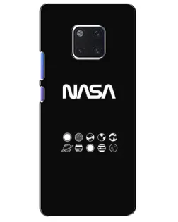 Чехол для Huawei Mate 20 Pro (LYA-L09, LYA-L29) с картинкой «NASA — технический принт» Чехол для Huawei Mate 20 Pro (LYA-L09, LYA-L29) с картинкой «NASA — технический принт»