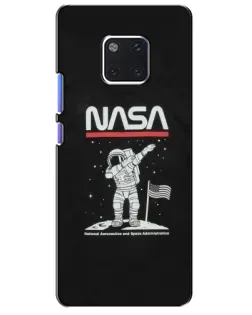 Чехол для Huawei Mate 20 Pro (LYA-L09, LYA-L29) с картинкой «NASA — шагаем по Луне» Чехол для Huawei Mate 20 Pro (LYA-L09, LYA-L29) с картинкой «NASA — шагаем по Луне»
