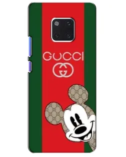 Чохол для Huawei Mate 20 Pro (LYA-L09, LYA-L29) з картинкою «Gucci — смуги та Міккі»