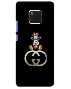 Чохол для Huawei Mate 20 Pro (LYA-L09, LYA-L29) з картинкою «Мінні Маус на лого»