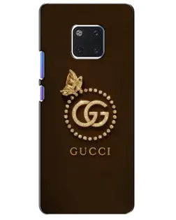 Чохол для Huawei Mate 20 Pro (LYA-L09, LYA-L29) з картинкою «Gucci — золотий метелик»