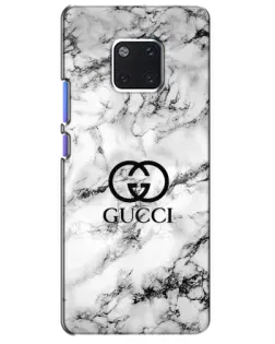 Чохол для Huawei Mate 20 Pro (LYA-L09, LYA-L29) з картинкою «Gucci — мармуровий шик»